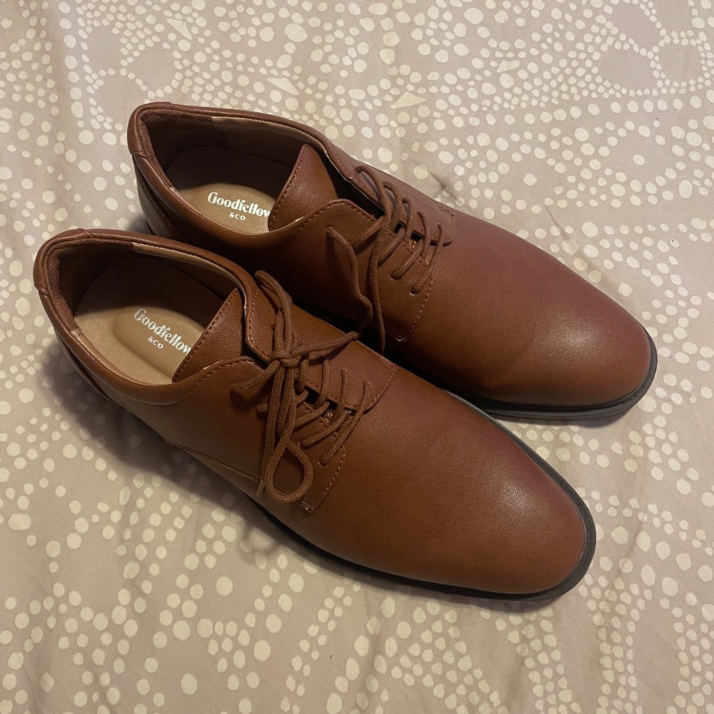 Goodfellow & Co Men's Leo Oxford Dress Shoes - Brown